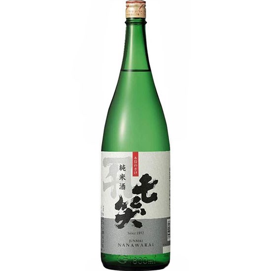 七笑 純米酒(15% ALC)1.8L